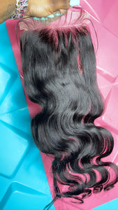 5x5 Transparent Body Wave Closure